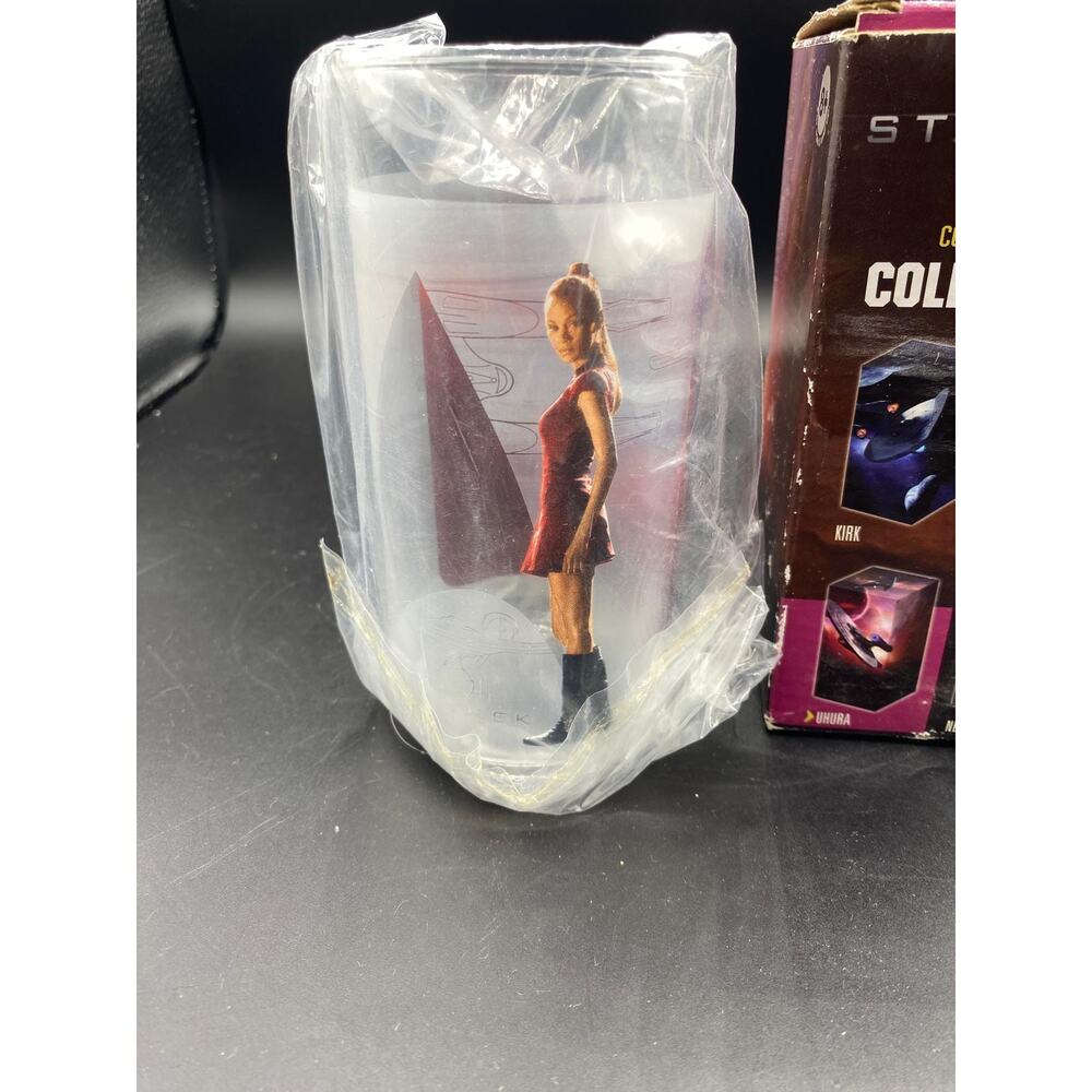 Vintage Star Trek collectors glass from Burger King 2008 Uhura paramount Sealed - Picture 2 of 3
